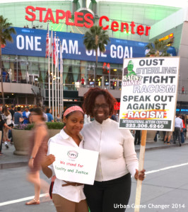 Republican Shirley Husar Standing Up For Racism/Photo coutesy of Urban Game Changer